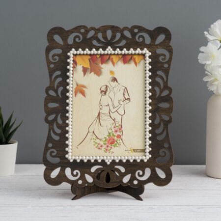 Laser Cut Wooden Photo Frame