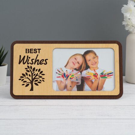 Photo Frame with Tree Design-Best Wishes