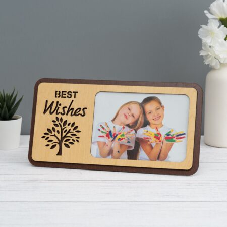 Photo Frame with Tree Design-Best Wishes