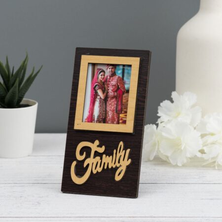 Wood Photo Frame-Family