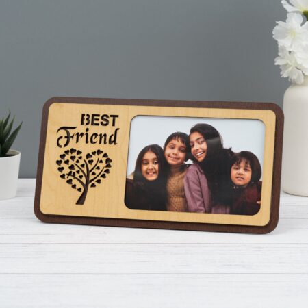 Photo Frame with Heart Tree Design-Best Friend