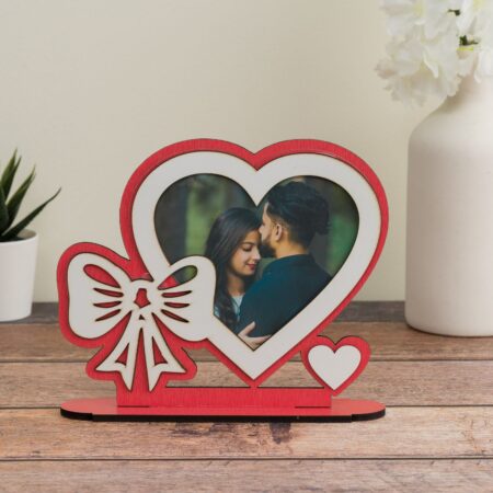 Red Heart Photo Frame